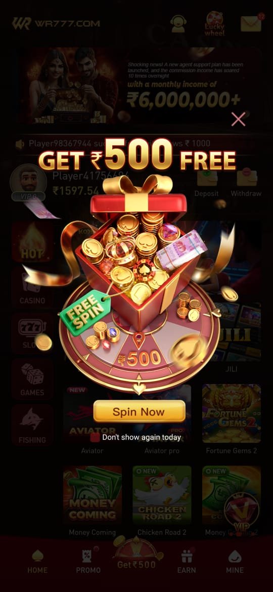 wr777game red themed design with bold WR text and website address